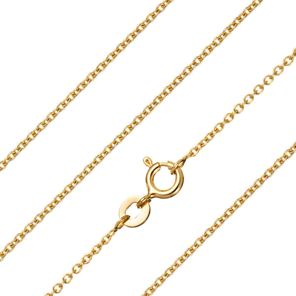 Cable Chain - Silver Gold Plated