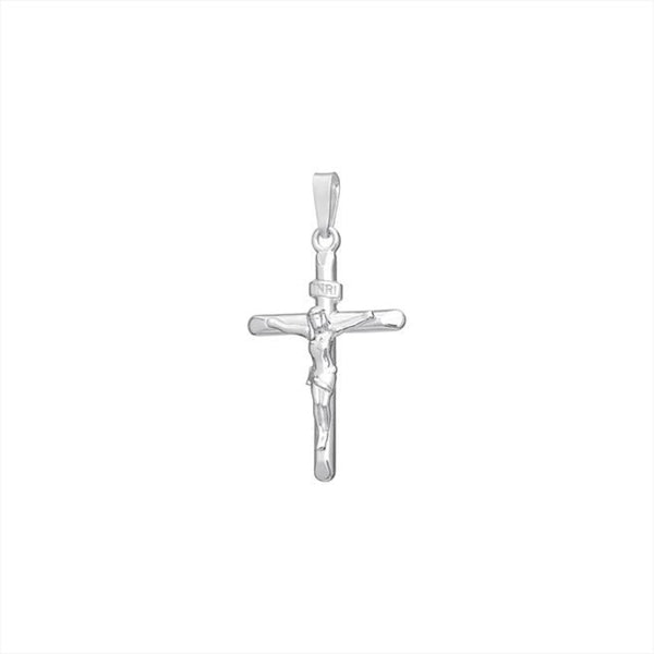 Crucifix Cross pendant - Sterling Silver