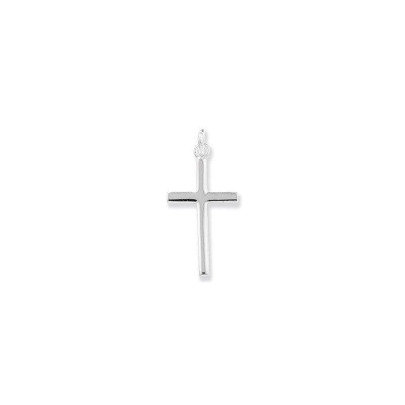 Plain Cross Pendant - Sterling Silver