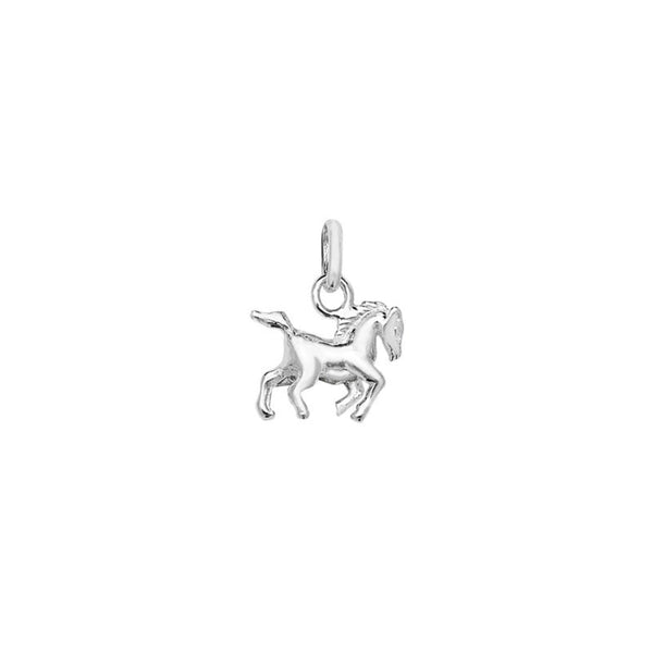 Horse Charm Pendant - Sterling Silver