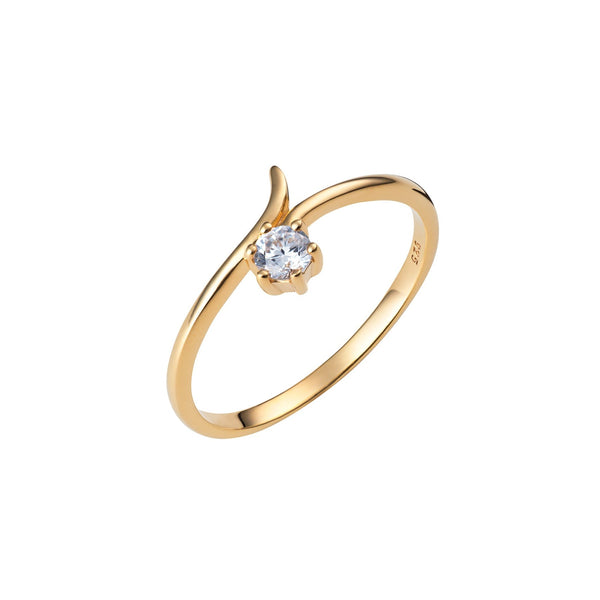 Cubic Zirconia Ring - Sterling Silver