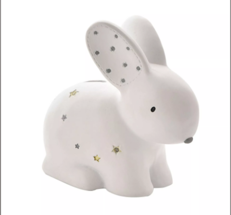 Bambino White Rabbit Money Box