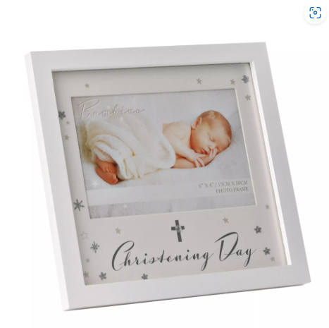 Bambino 6" x 4"Christening Day Photo Frame