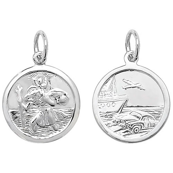 St. Christopher Pendant - Sterling Silver