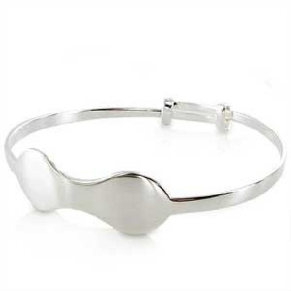 Little Bow Christening Bangle