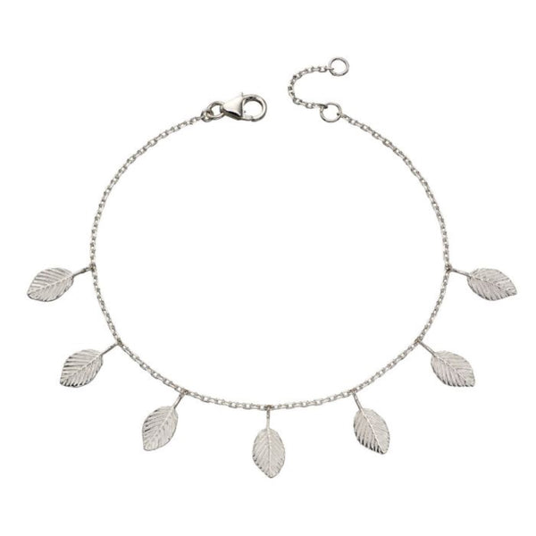 Multi Leaf Bracelet - Sterling Silver