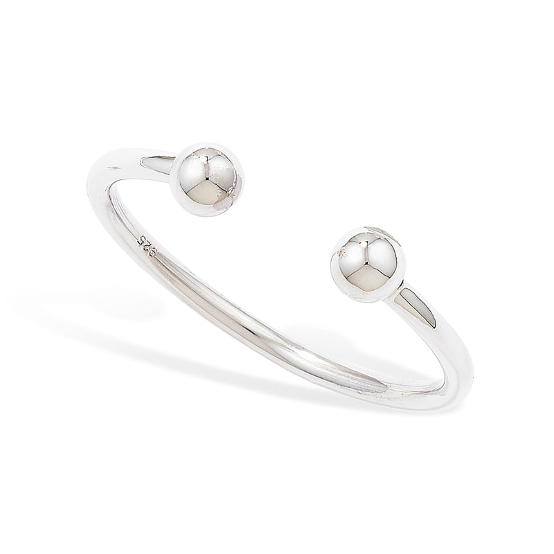 Children's Torque Bangle | Sterling Silver