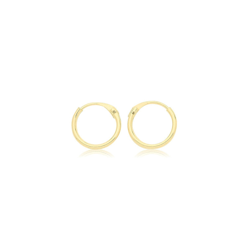 Sleepers - 9ct Gold 6mm