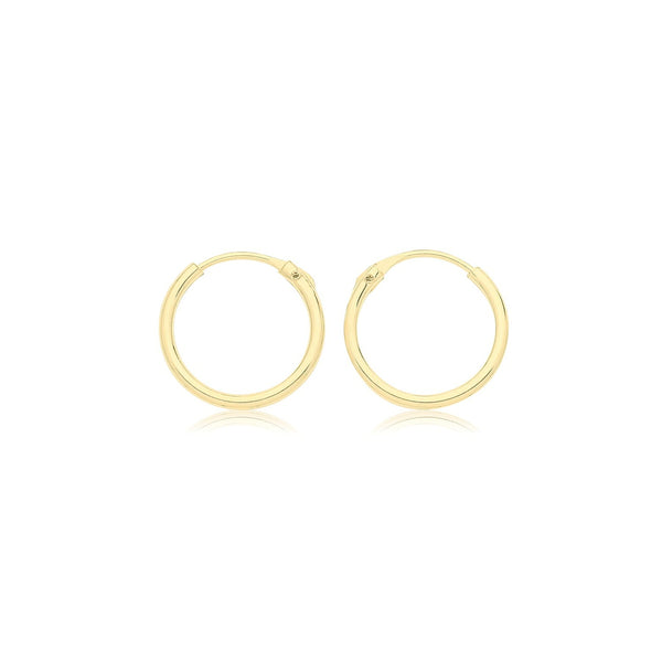 Sleepers - 9ct Gold 8mm