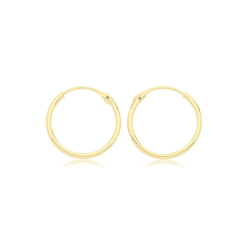 Sleepers - 9ct Gold 10mm