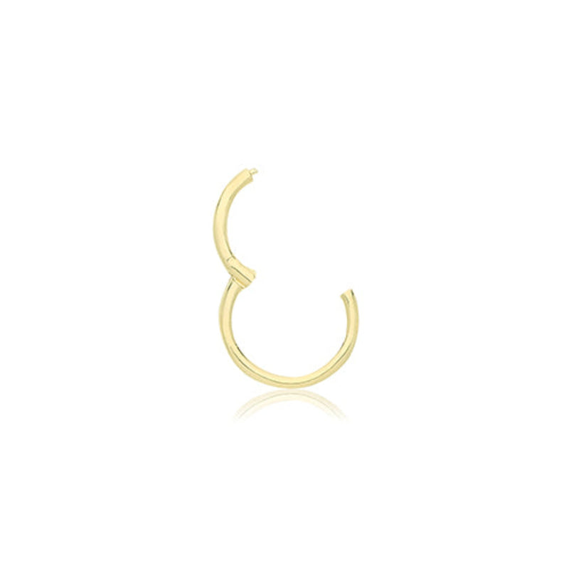 9ct Yellow Gold Plain Septum Piercing