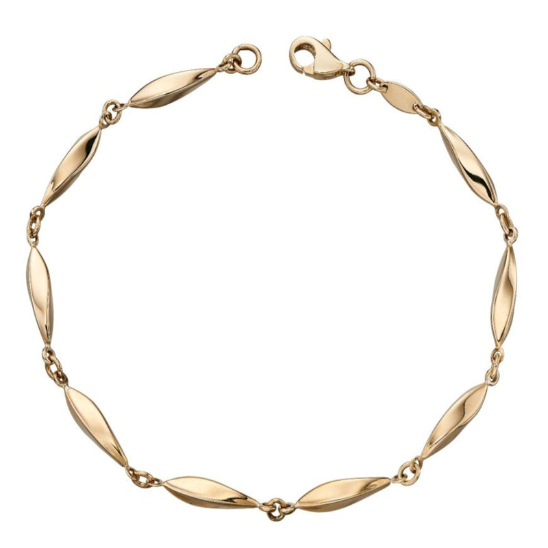 9ct Yellow Gold Marquise Bracelet