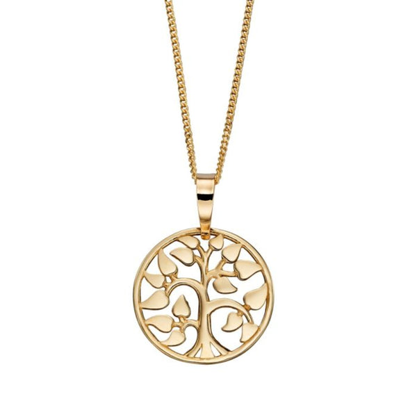 9ct Yellow Gold Tree Of Life Pendant