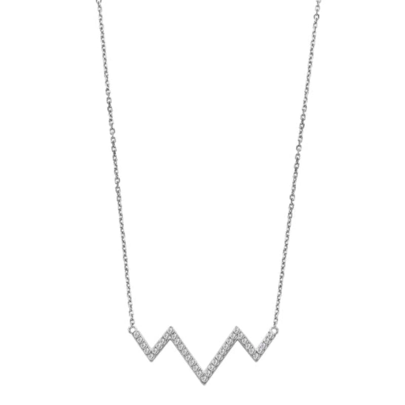 Pure Essential CZ Necklace - Sterling Silver