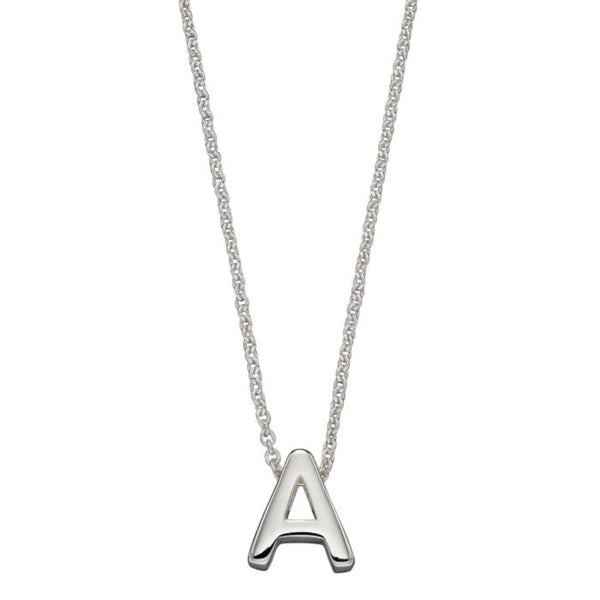 Initial Necklace - Sterling Silver
