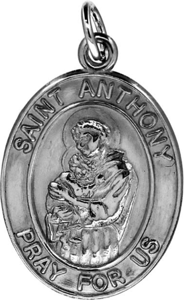 Oval St Anthony Medal