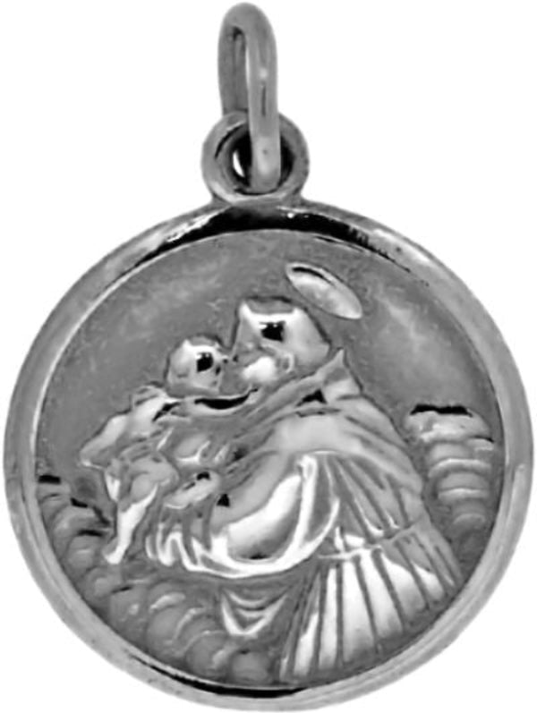 St. Anthony of Padua is widely recognized as the patron saint of lost and stolen items. St. Anthony Medal Sterling Silver