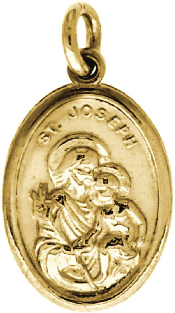 Oval St Joseph Medal
