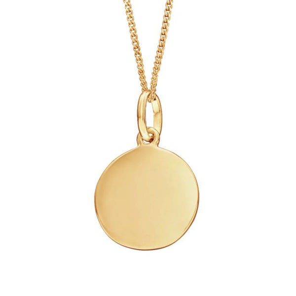 12mm Round Tag Pendant