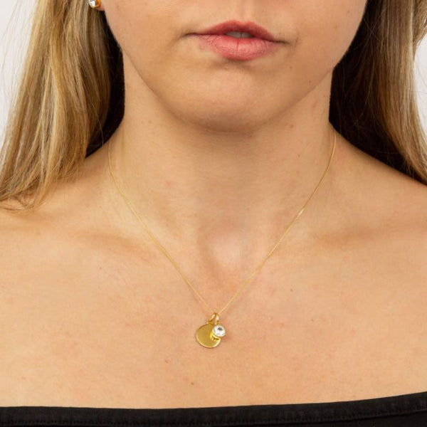 12mm Round Tag Pendant