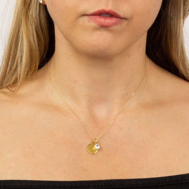 12mm Round Tag Pendant