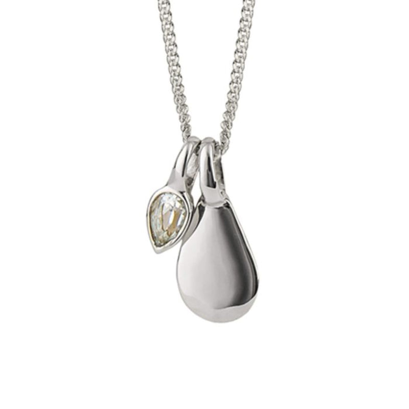 Semi-Precious Birthstone Necklace - Sterling Silver