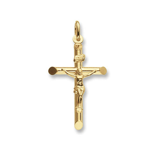 Crucifix Pendant - 9ct Yellow Gold