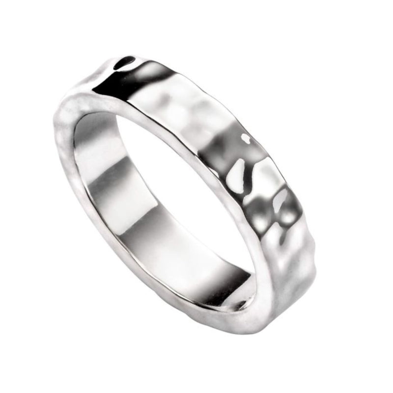 Hammered Band Ring