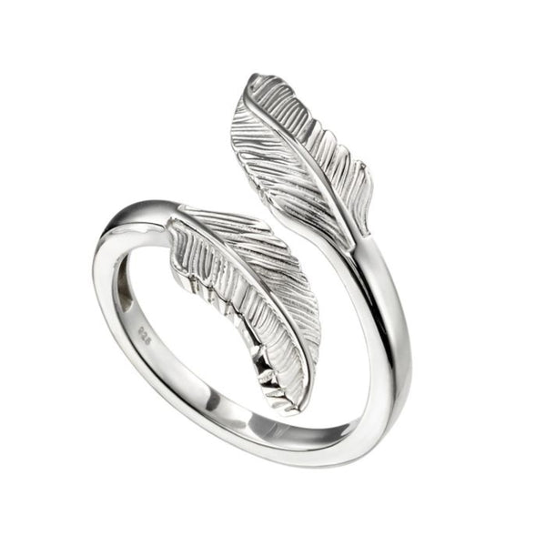 Feather Wrap Around Ring