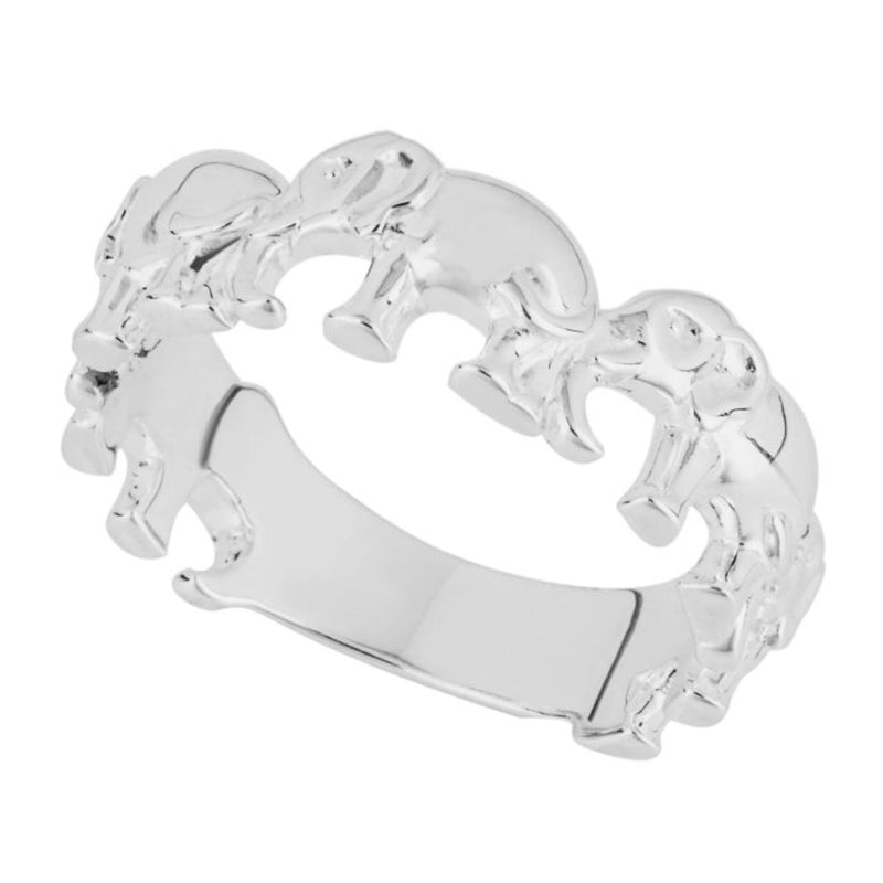 Elephant Band Ring