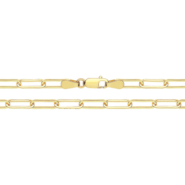 Paperclip Chain - 9ct Gold