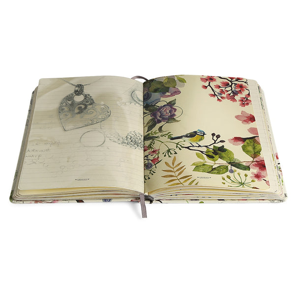 'Style is Art' Floral Hardback Notebook - NEWBRIDGE SILVERWARE