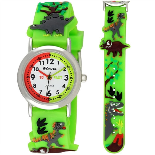 3D DINOSAUR TIME TEACHER WATCH