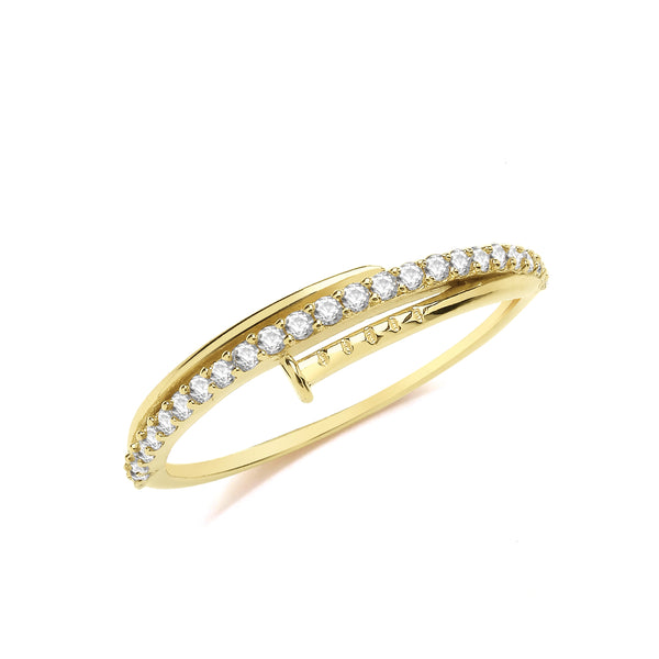 The Nail Ring - 9ct Yellow Gold