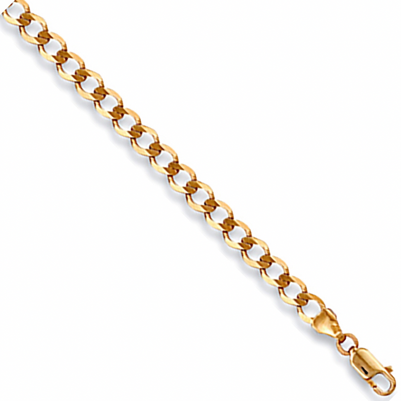 Curb Bracelet - 9ct Yellow Gold