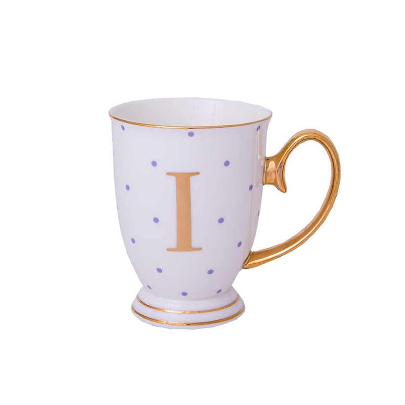 Bloomsbury mug with Gold Monogram