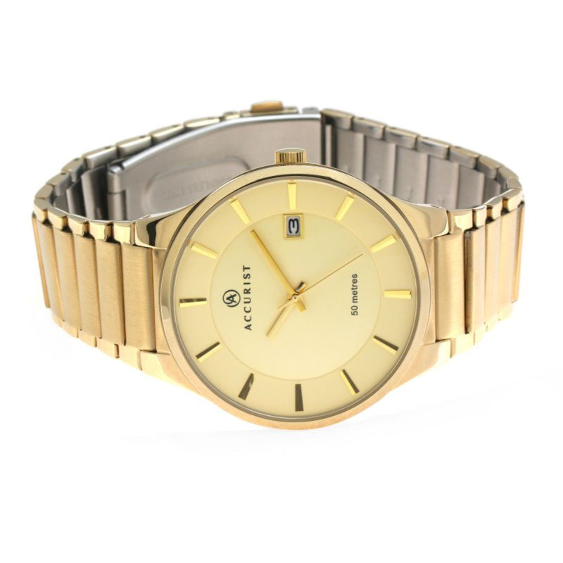 Accurist Men’s London Classic Gold Bracelet Watch