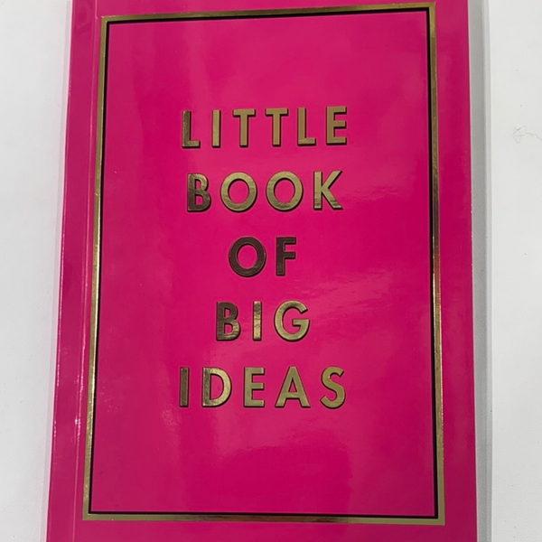 A5 Pretty Posh 'Little Book Of Big Ideas' Notebook
