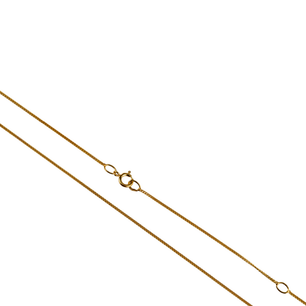 Fine Curb Extender Chain - 9CT YELLOW GOLD