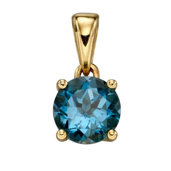 December Birthstone Necklace - 9ct Yellow Gold