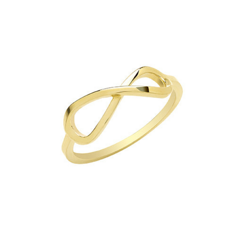 Infinity Ring - 9ct Yellow Gold