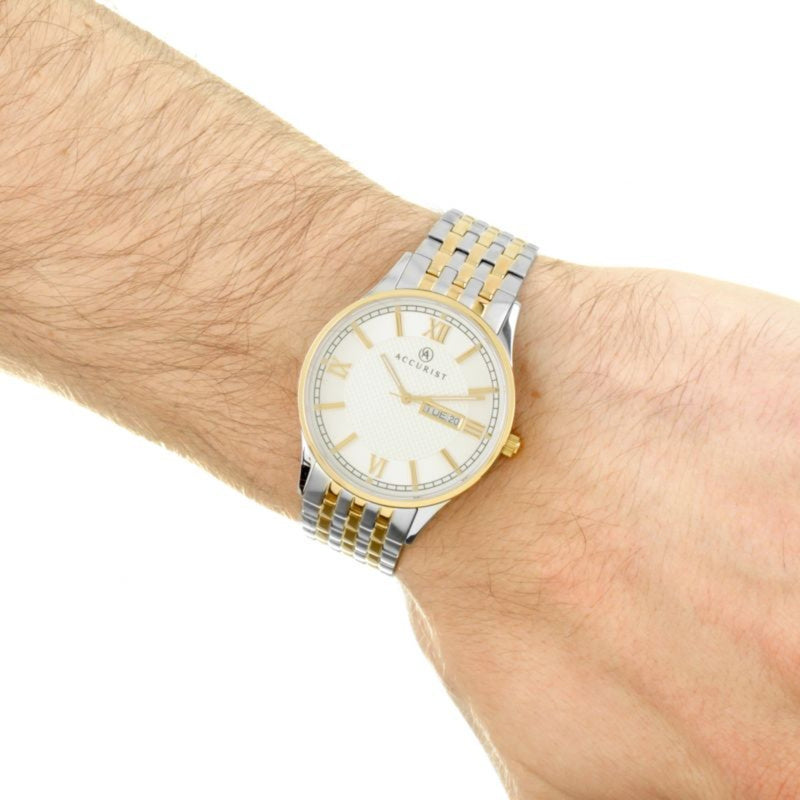Accurist Mens Signature Two-Tone Watch