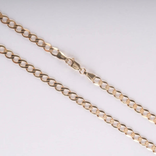 Economy Curb Chain - 9ct Gold