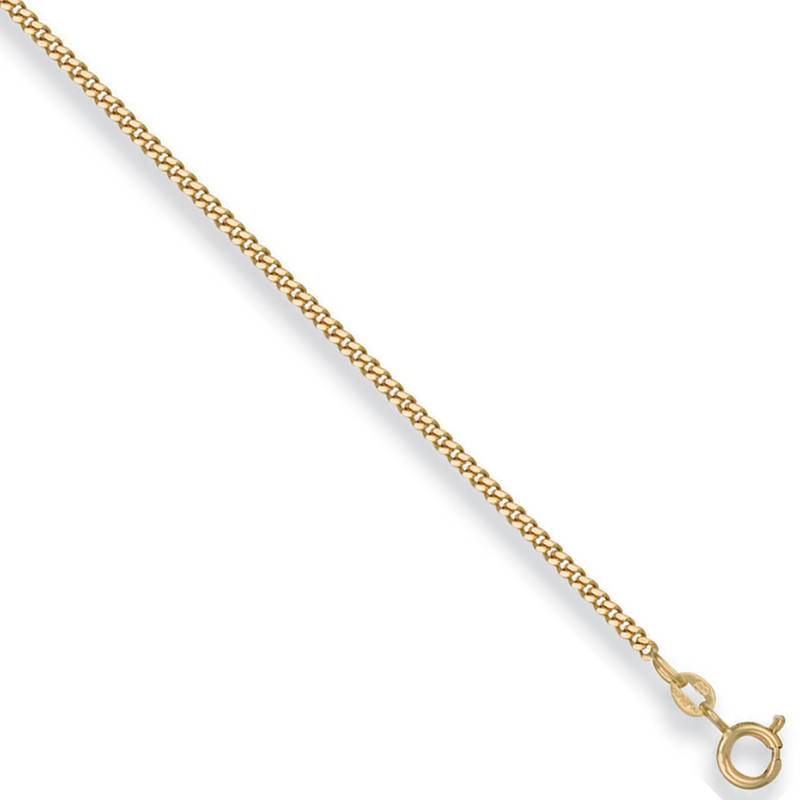 Traditional Classic Curb Chain - 9CT YELLOW GOLD