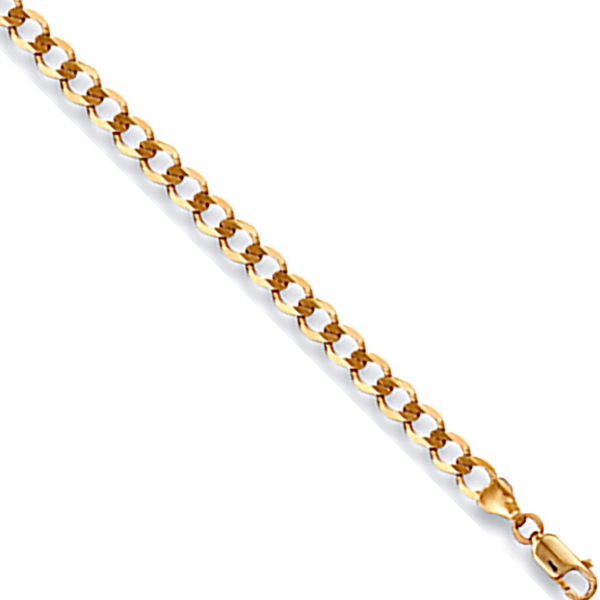 Economy Curb Bracelet - 9CT YELLOW GOLD