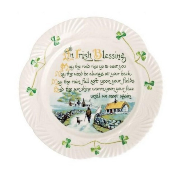 Belleek Classic Irish Blessing Plate