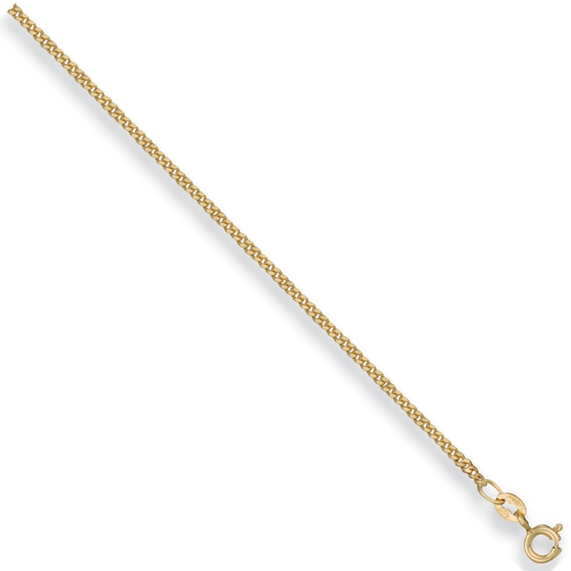 Traditional Classic Curb Chain - 9CT YELLOW GOLD