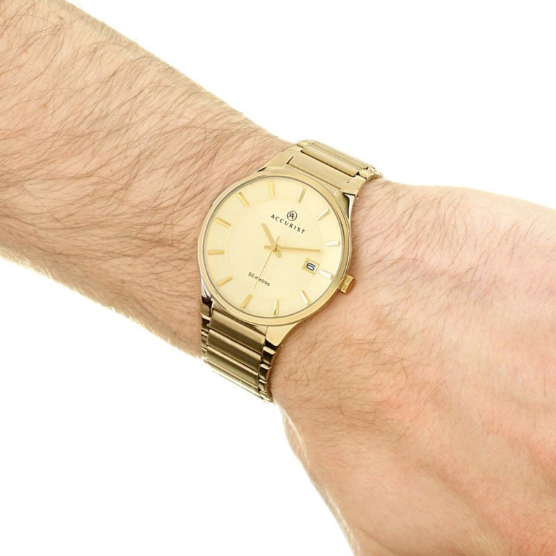 Accurist Men’s London Classic Gold Bracelet Watch