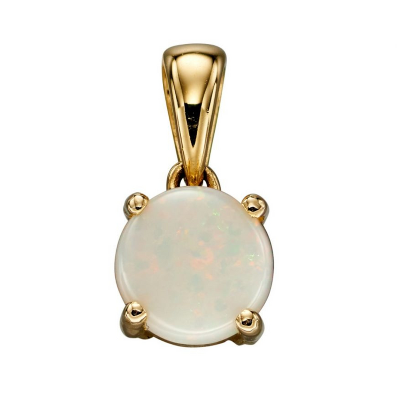 October Birthstone Pendant - 9ct Gold