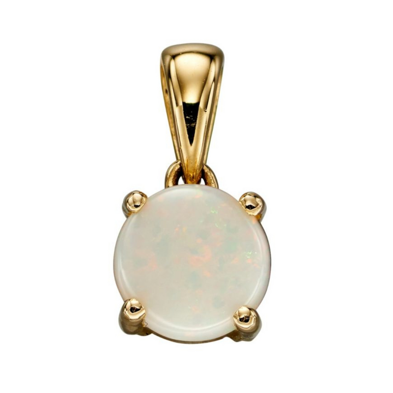 October Birthstone Necklace - 9ct Yellow Gold